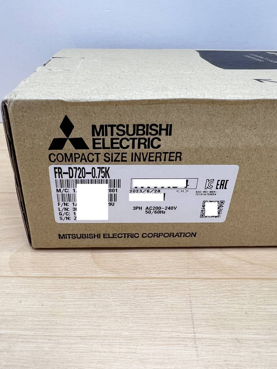 FR-D720-0.75K 未使用 2023年製 三菱電機 インバータ 管理番号：310M2-48