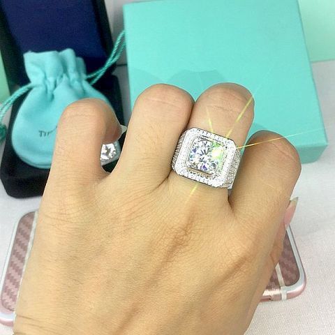 【特A品】【即日発送】※大粒3.0ct 婚約指輪 トルマリンリング CZダイヤモンド入り 22号～28号 恋愛運 指輪 ホワイトゴールド 新品 の画像2