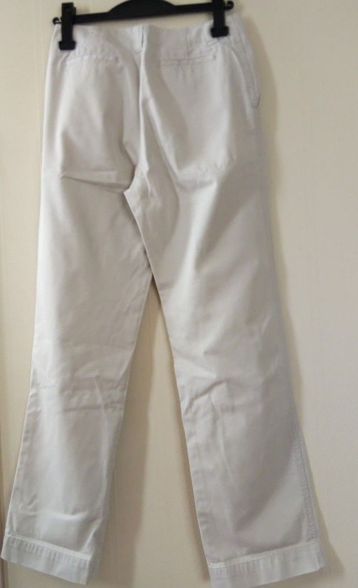 Gap  美品　丈夫なチノ　綿100% ホワイトグレー　W68cm　L 大きいサイズ
