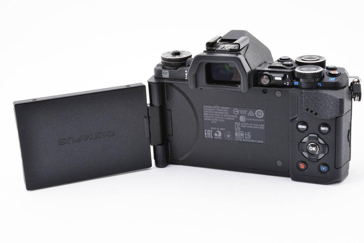 ★良品★ オリンパス OLYMPUS OM-D E-M5 Mark II ブラック ★バッテリー付き！　　　1001#00352 #5295_画像3