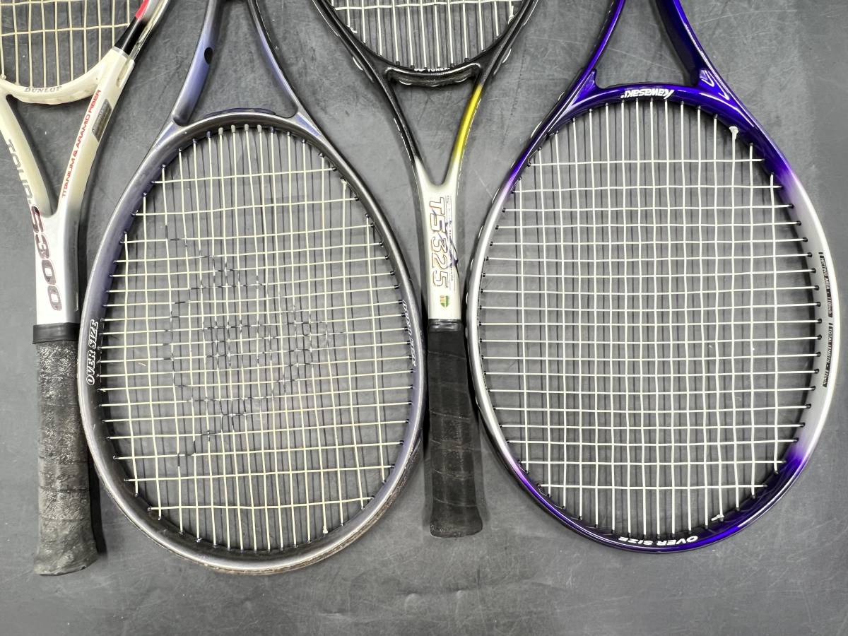 テニスラケット DUNLOP Kawasaki YONEX TECHNOMAX NOVA 4本 まとめ_画像5
