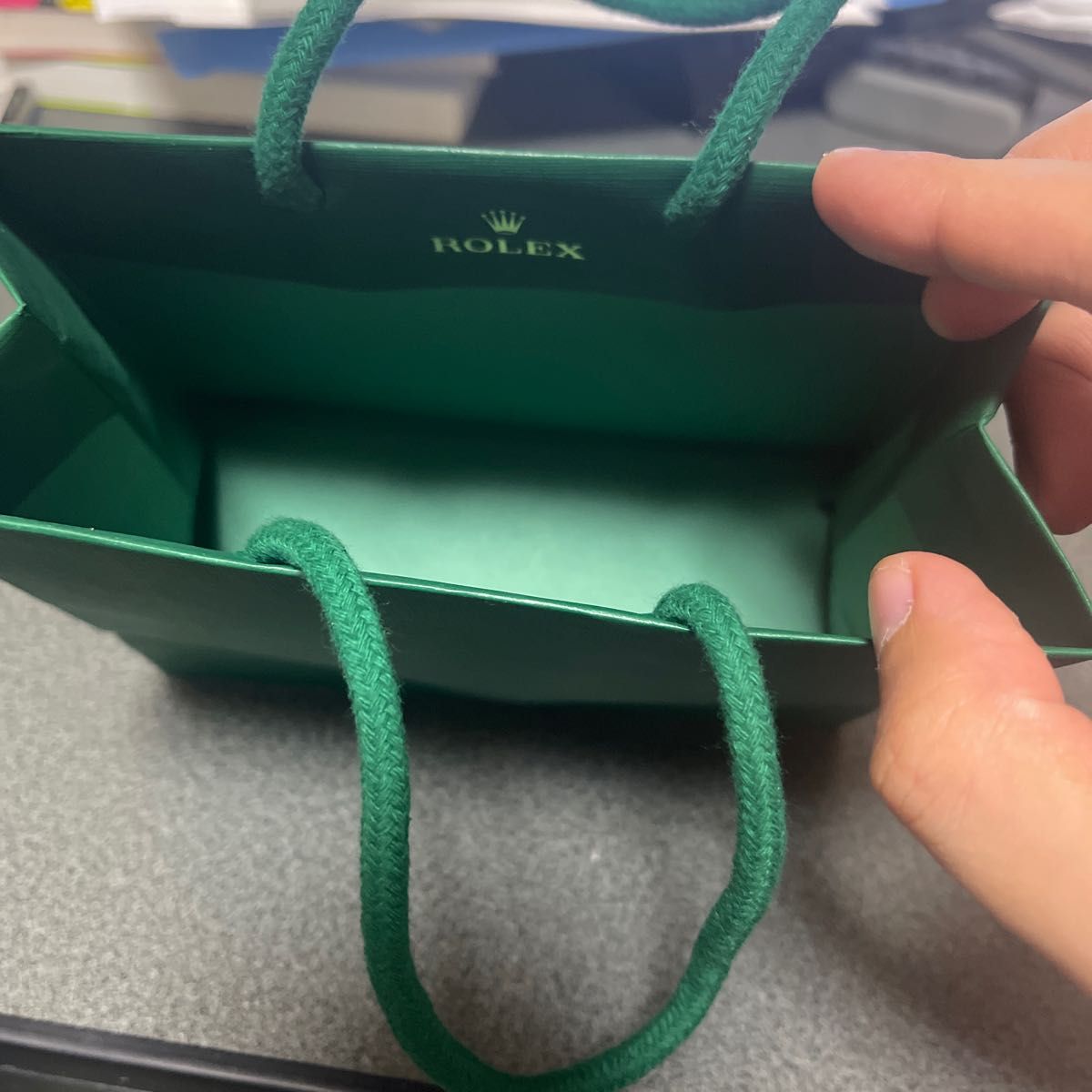 激安】 ROLEX 空箱 グリーン メンズ腕時計 ロレックス その他