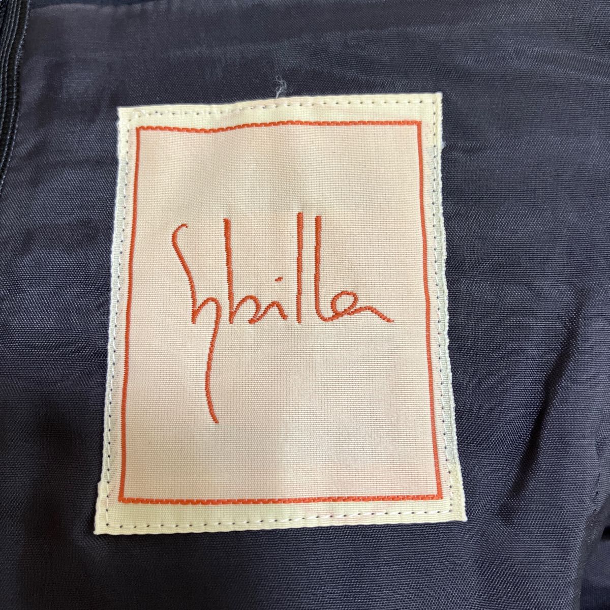 シビラ　Sybilla ワンピース　七分袖　黒　40サイズ