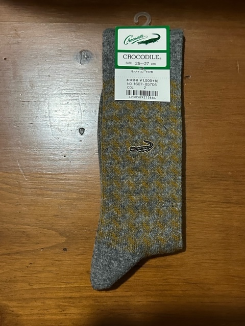 C-2セット ソックス 3足 WOOL 毛 日本製 紳士靴下 秋冬用 暖か靴下 ブランドソックス 25～27㎝ 新品未使用品 送料無料 メンズ 普通サイズ_画像6