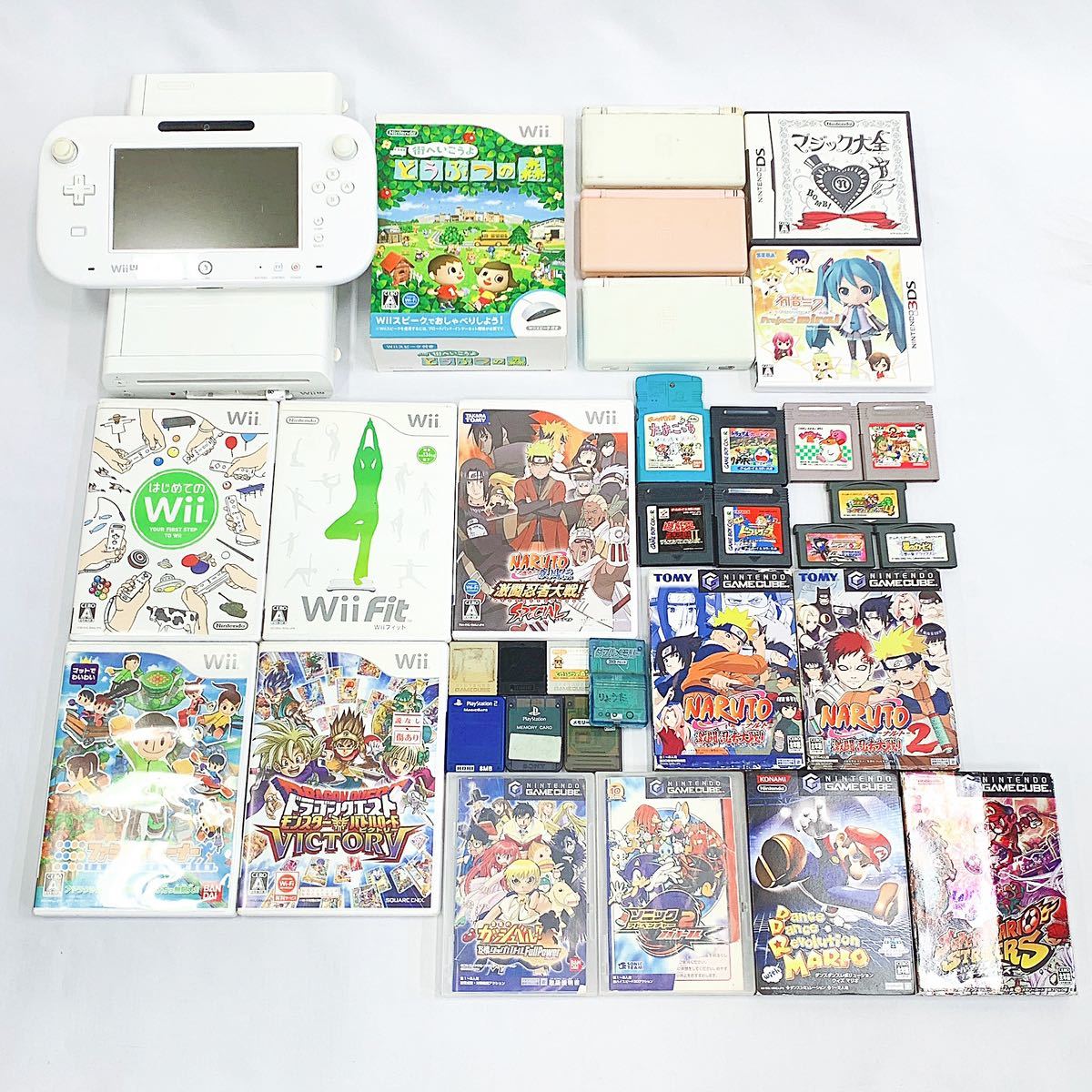 Nintendo 任天堂 WiiU・DS Lite 3点 ソフト23点セット まとめて ゲーム機 本体 全商品写真有り 01-1019☆_画像1