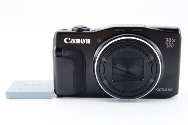 ★☆Canon キャノン PowerShot デジカメ SX710HS ブラック パワーショット デジタルカメラ #5631☆★