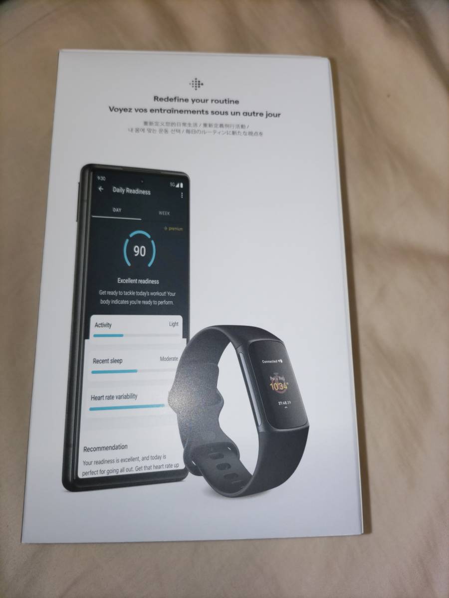 Fitbit Charge 5 ブラック/グラファイト 新品未開封(スマートウォッチ