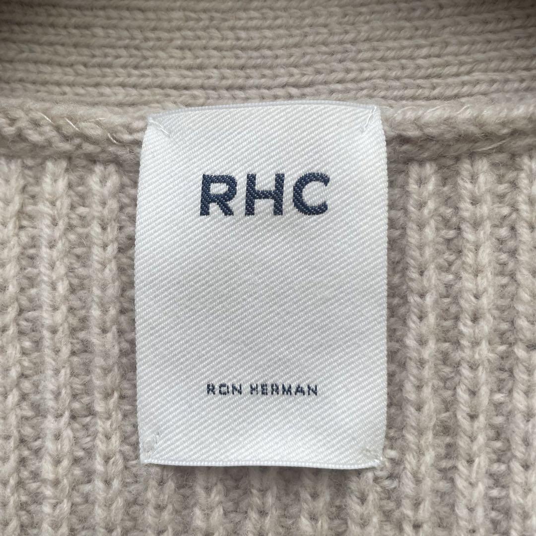近年モデルRon Herman ロンハーマン　RHC ニットカーディガン　ショート丈　肉厚　クロップド_画像8