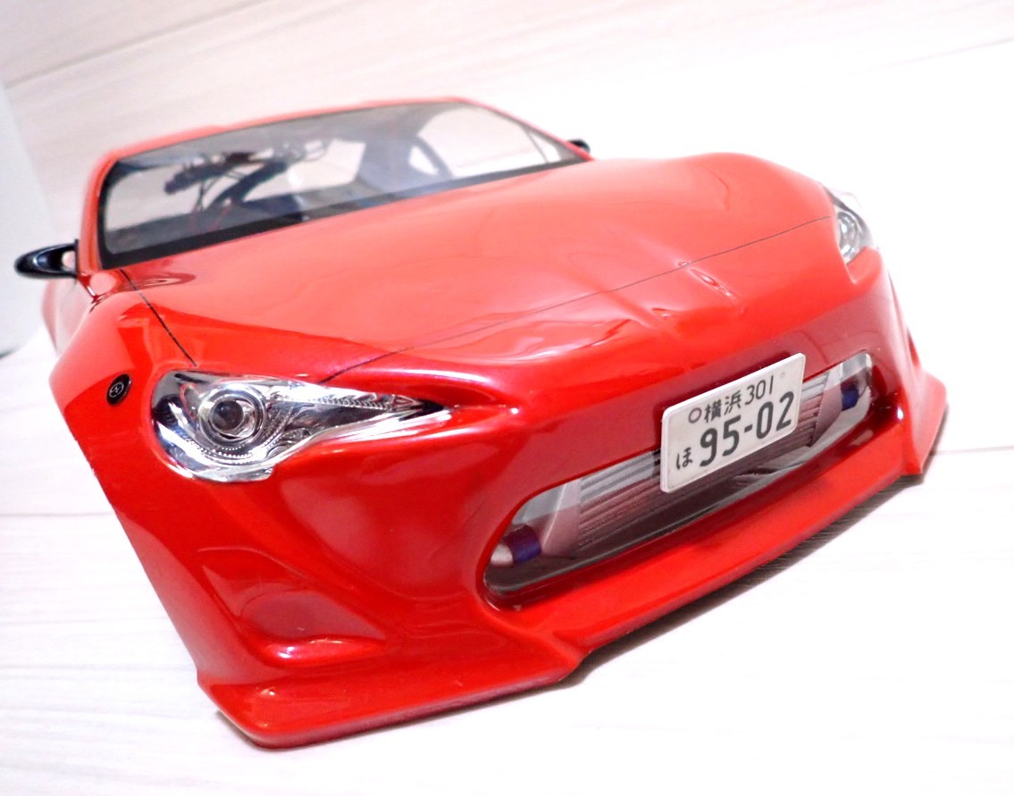 1/10 ボディ TOYOTA86 電飾LED付 ドリフト ドリパケ YD2 などへ_画像3