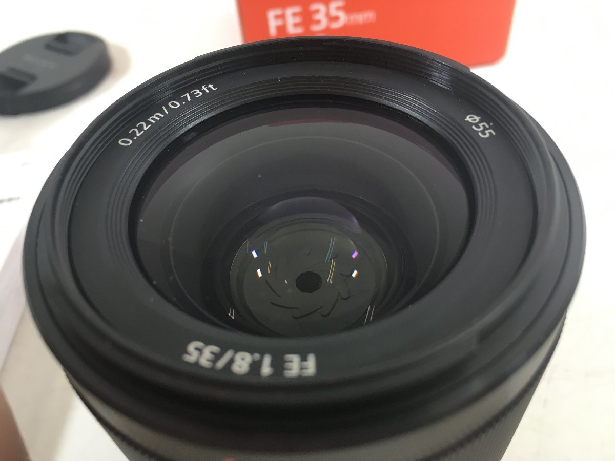 SONY ソニー FE 35mm F1.8 SEL35F18F 一眼カメラ α Eマウント 用 レンズ 大口径広角単焦点レンズ ユーズド_画像2