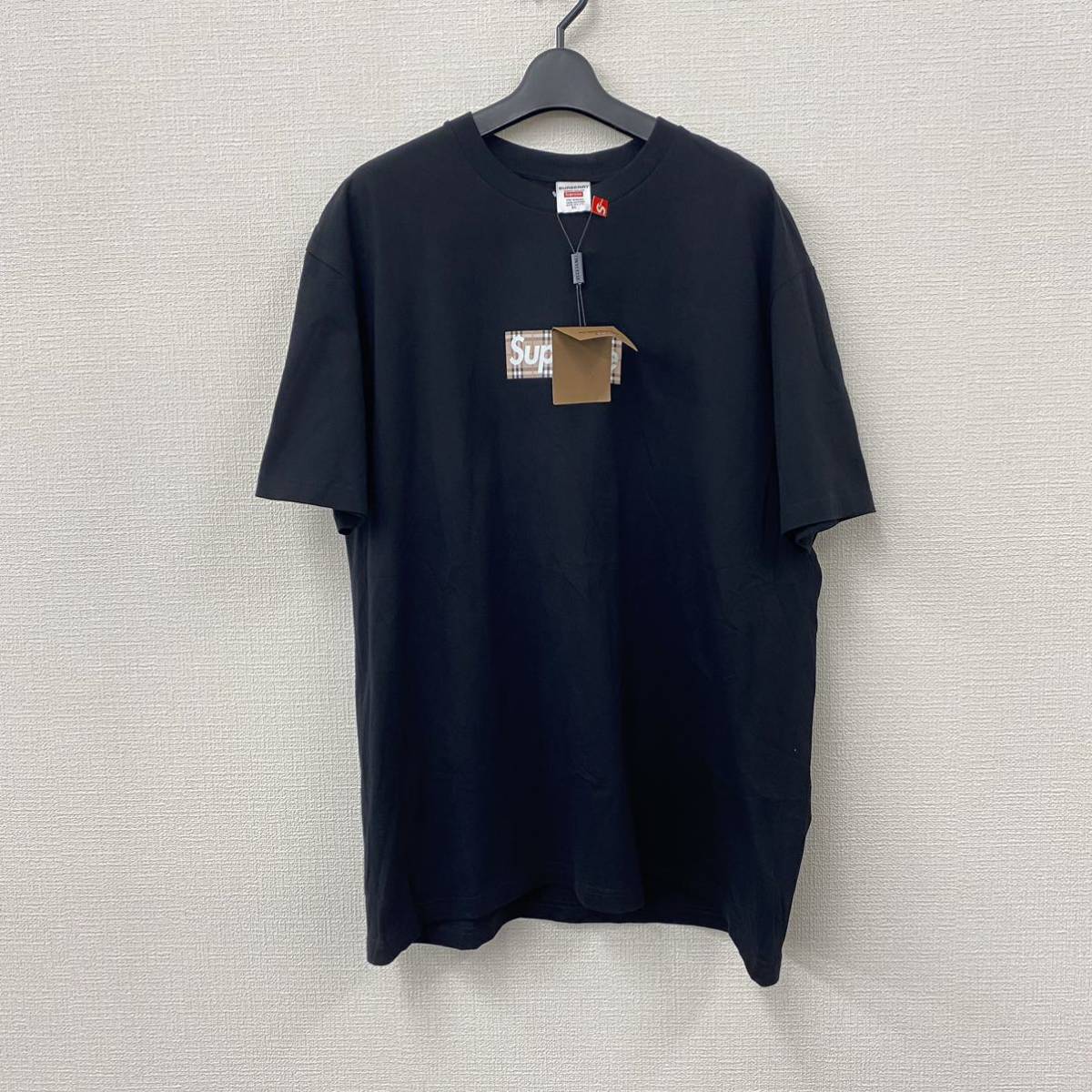 タグ付未使用品】☆supreme × Burberry Box Logo Tee XLサイズ