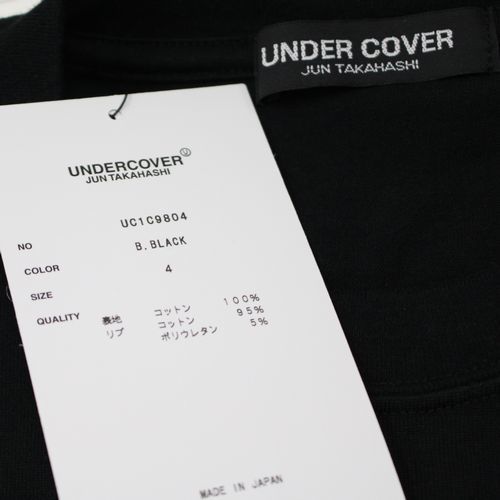 UNDERCOVER アンダーカバー 23AW LS TEE Shred Chuuut！_KK KOUSUKE KAWAMURA カットソー 4 ブラック_画像4