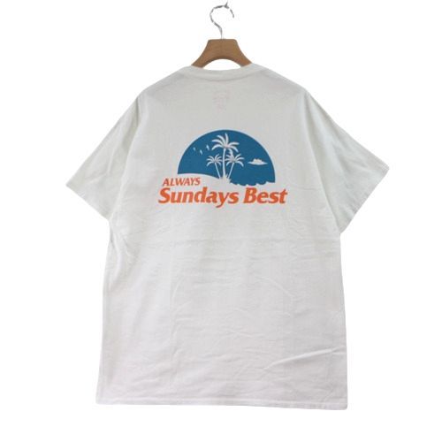 SUNDAYS BEST サンデイズベスト ALWAYS POCKET TEE ポケット Tシャツ L ホワイト_画像2