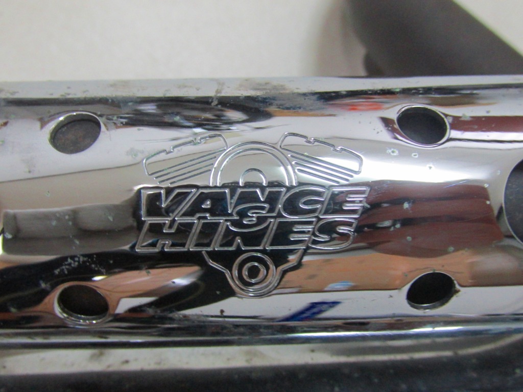 κ[ бесплатная доставка ] Harley спорт Star 04~13 VANCE&HINES Vance & высокий nzRSD Tracker muffler 2in1 высокий труба XL1200 XL883