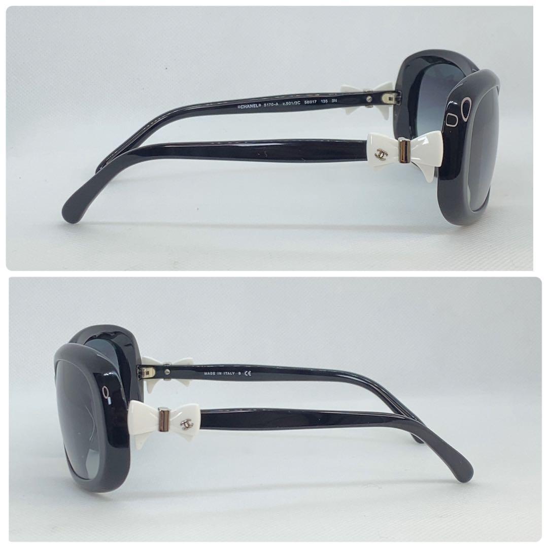  ultimate beautiful goods CHANEL Chanel sunglasses 5170A here ribbon 