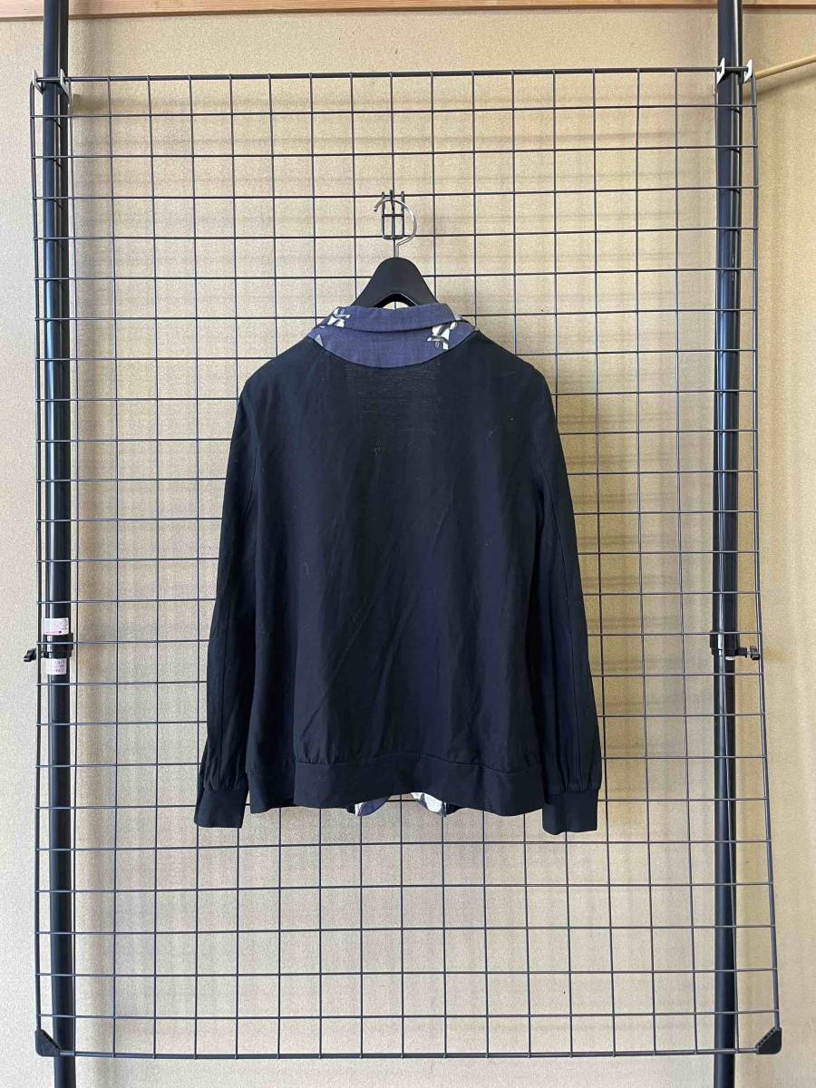 【kolor/カラー】Switching Design Jacket size1 MADE IN JAPAN 柄切替しデザイン レディース ジャケット カジュアル テーラード_画像5