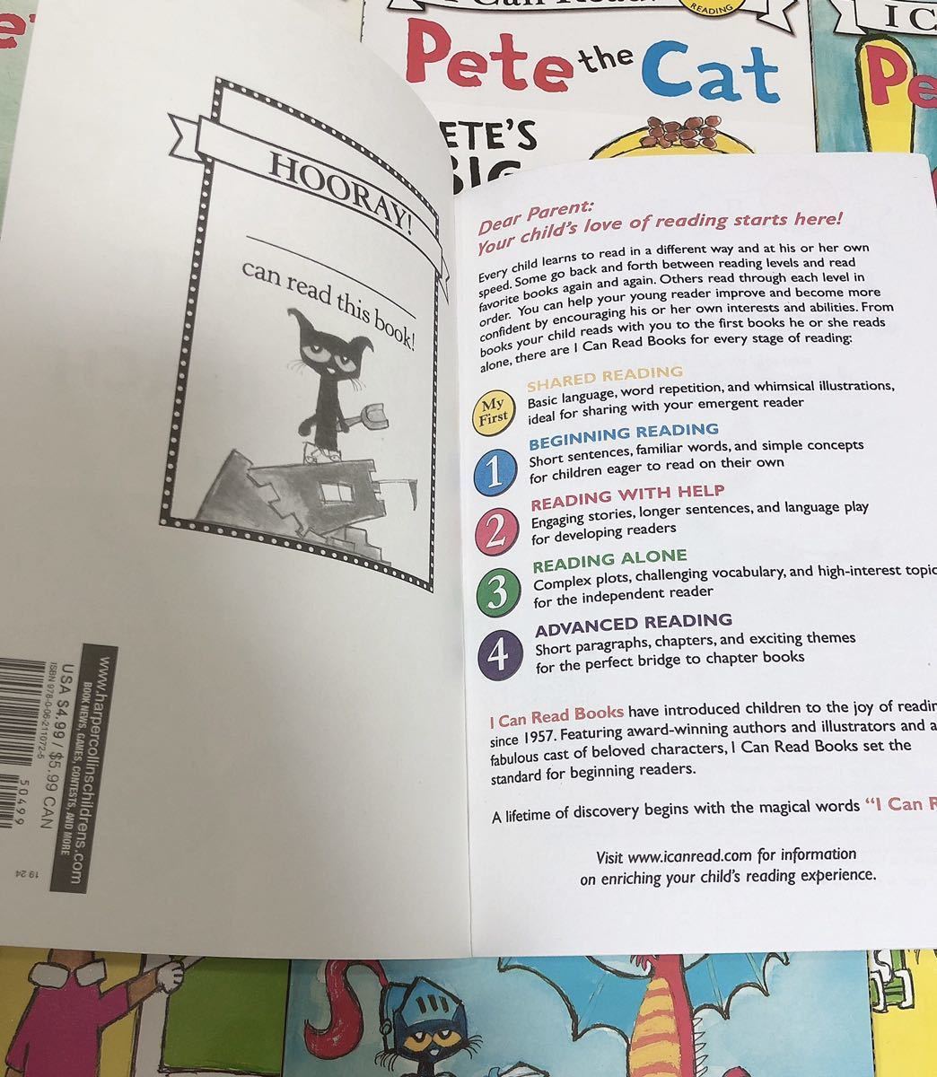 I Can Read! Pete the Cat 19冊 セット まとめ売り 英語 絵本 ねこのピート 本 英語絵本 英語教育 洋書 フォニックス 子ども 知育玩具_画像5