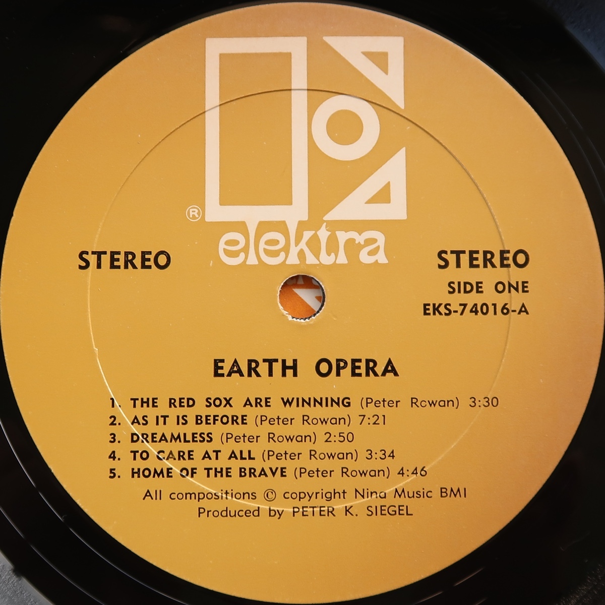 LP EARTH OPERA EKS-74016 米盤 ドリルホール 60'S サイケ ソフトロック_画像5