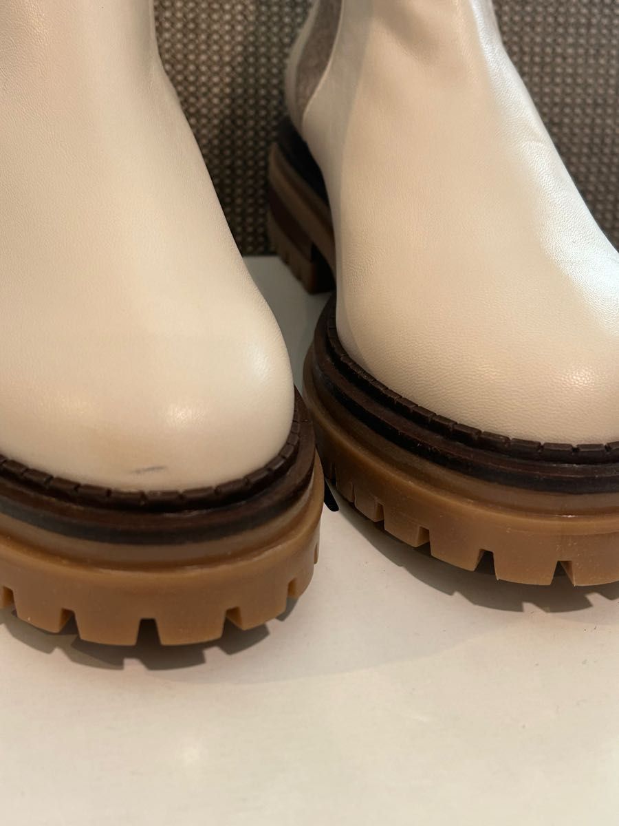新品未使用 ルカグロッシ luca grossi サイドゴア ブーツ タンクソール