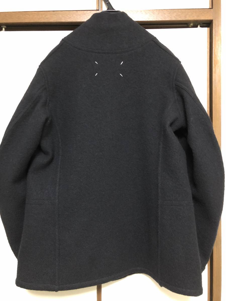 Maison Margiela マルジェラ ウール コート ジャケット サイズ40 ブラック 新品未使用_画像4