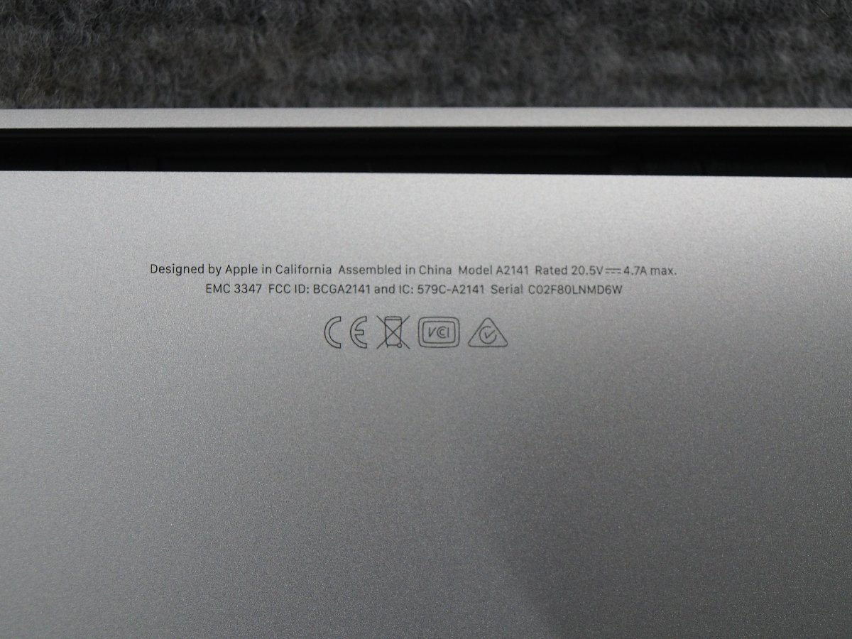 Apple MacBook Pro A2141 基盤なし ジャンク NJ5032_画像6