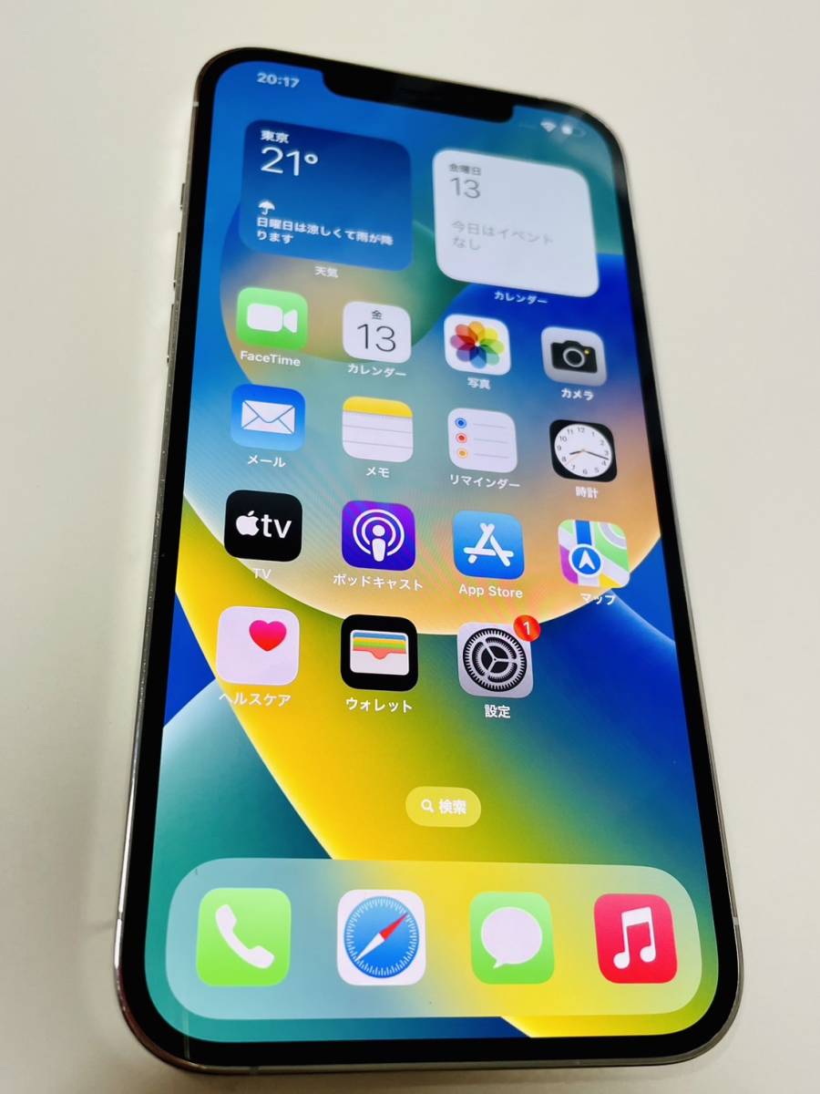 美品//制限○】Apple iPhone 12 Pro Max 128GB-