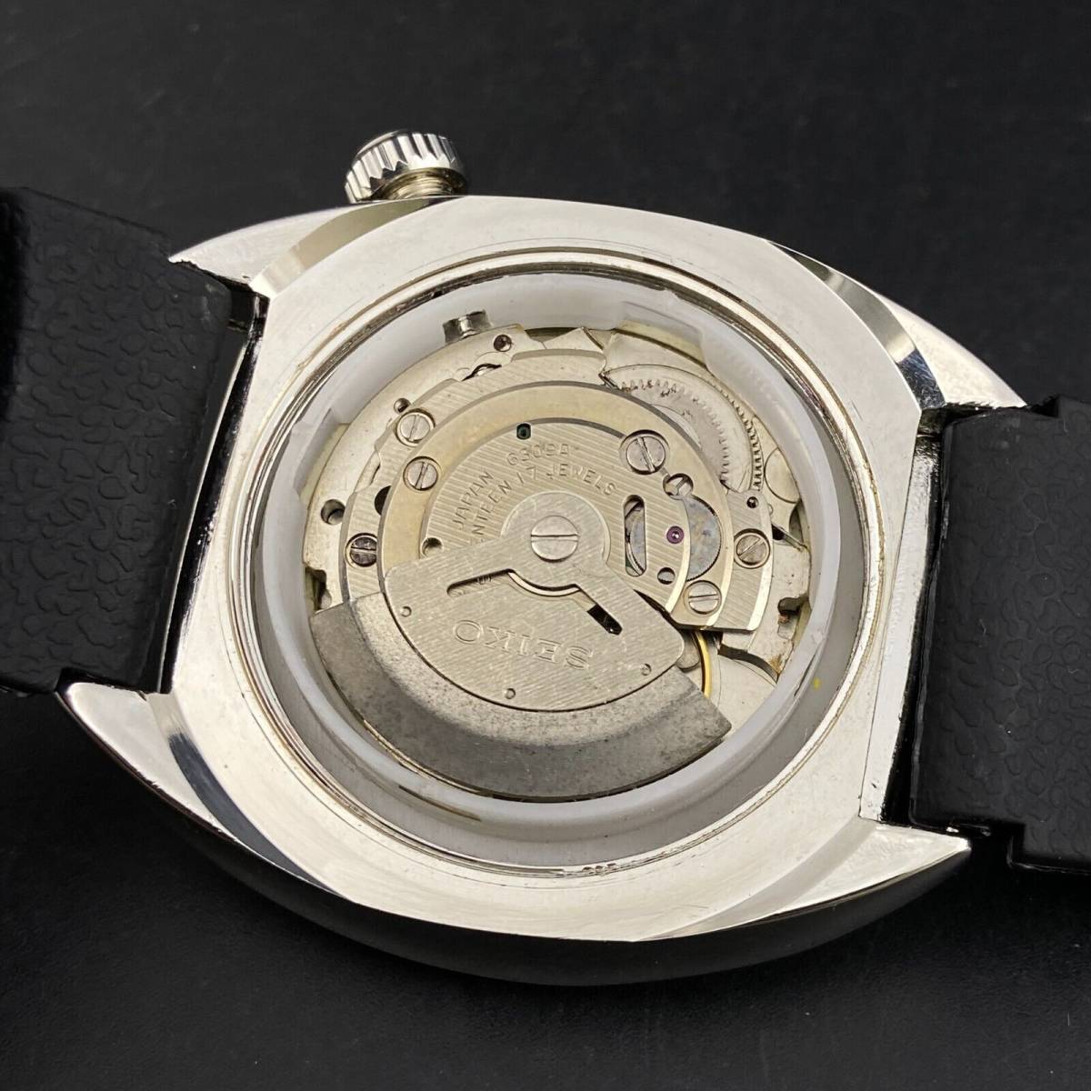 【訳あり】SEIKO 海外限定品 日本未発売 セイコー アンティーク ヴィンテージ ダイバー 腕時計 自動巻 グレー メンズ ウォッチ 送料無料