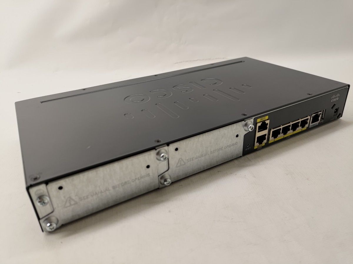 Cisco 800M Series C841M-4X シスコ 有線LANルーター 800Mシリーズ 通電確認済み ネットワーク構築