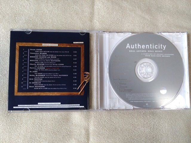 （再値下げ）ジャズ・オムニバスCD　アルバム『Authenticity』　輸入盤CD　新品同様_画像1
