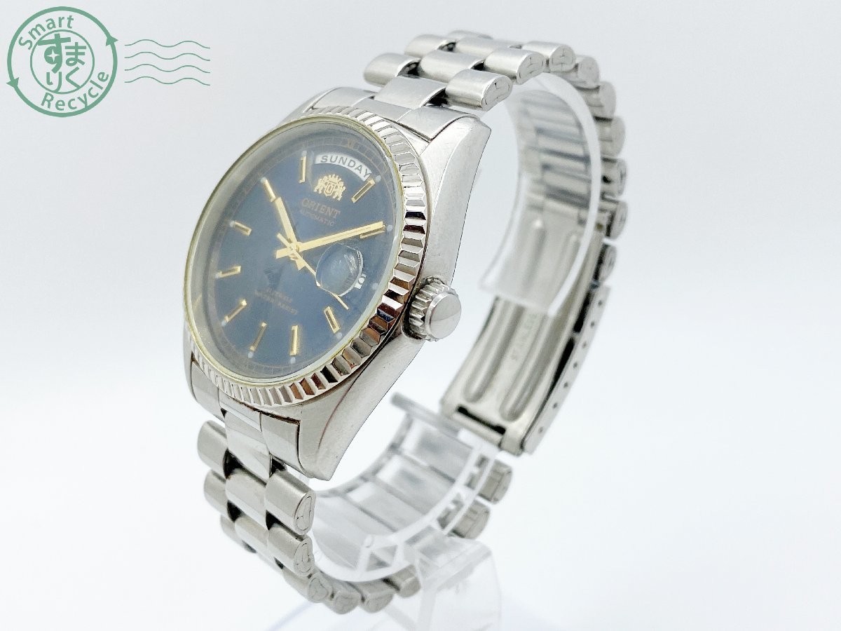 ORIENT 自動巻き 21石 46E701-91 デイデイト 黒文字盤 - 時計 ORIENT 自動巻き 21石 46E701-91 デイデイト 黒文字盤 - 時計