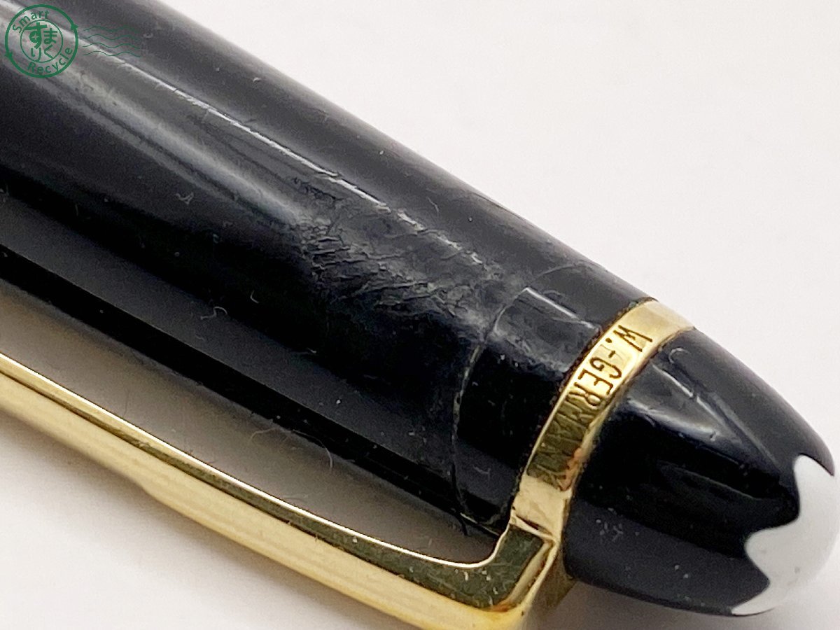 10284264　△ 1円～！ MONTBLANC モンブラン 万年筆 MEISTERSTUCK マイスターシュテュック 4810 ペン先 14K 585 刻印 筆記未確認 中古_画像8