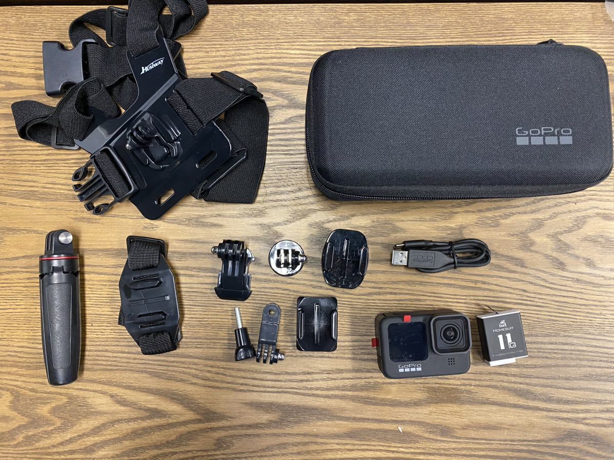 2 美品 GoPro HERO9 BLACK 付属品多数 ゴープロ ヒーロー9-