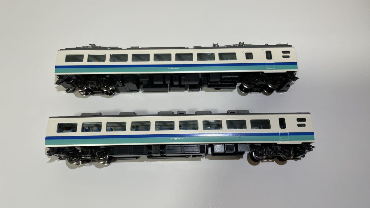 モハ484-1013 モハ485-1013 485系1000番台 特急電車 上沼垂 TOMIX　98833　はくたか　雷鳥_画像5