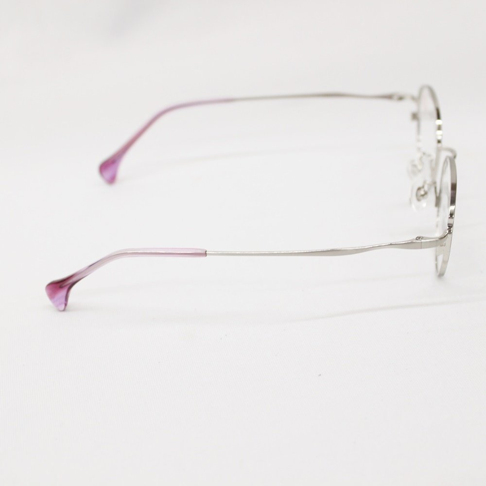 SOPO ソポ 眼鏡 メガネフレーム SOPO-5116 col.3 シルバー/パープル系 ケース付き 未使用品☆の画像5