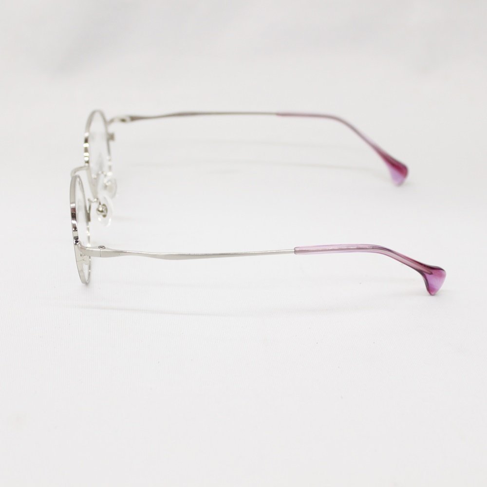 SOPO ソポ 眼鏡 メガネフレーム SOPO-5116 col.3 シルバー/パープル系 ケース付き 未使用品☆の画像4