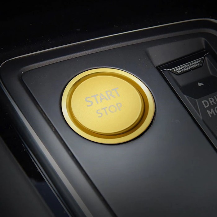 プジョー スタートボタン カバー/リング 全5色 Peugeot ステッカー アクセサリー カスタム ドレスアップ パーツ_画像7