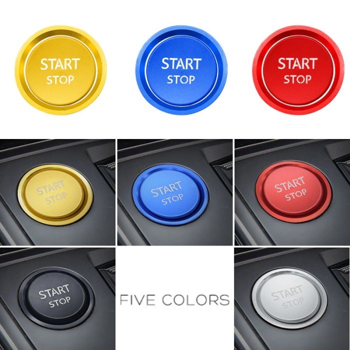 プジョー スタートボタン カバー/リング 全5色 Peugeot ステッカー アクセサリー カスタム ドレスアップ パーツ_画像2