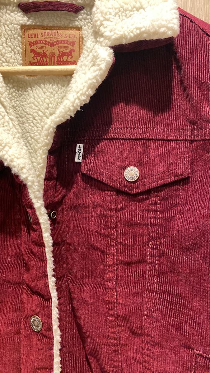 Levi's 】リーバイス コーデュロイ ボアジャケット ショート Levi's 】リーバイス コーデュロイ ボアジャケット ショート