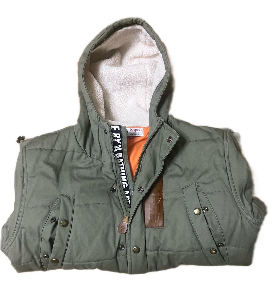 [ ultra rare ]APE Ape down jacket XL size 
