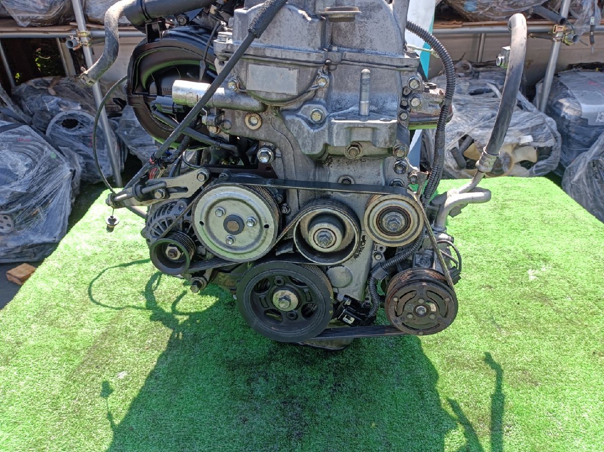  Toyota bB DBA-QNC21 H18 год 3SZ-VE двигатель A4B-D трансмиссия приложен б/у пробег 149765 KM #hyj Okinawa отправка не возможно EN1506