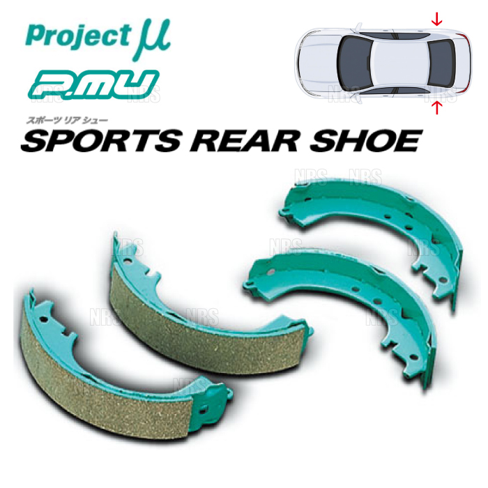 Project μ Project Mu sport rear shoe Cross Be MN71S 17/12~ (S824-SRS