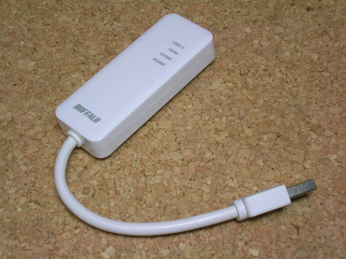 BUFFALO USB3.0有線LANアダプター LUA4-U3-AGT 通信チェック未実施の為ジャンクで(2250d)の画像2