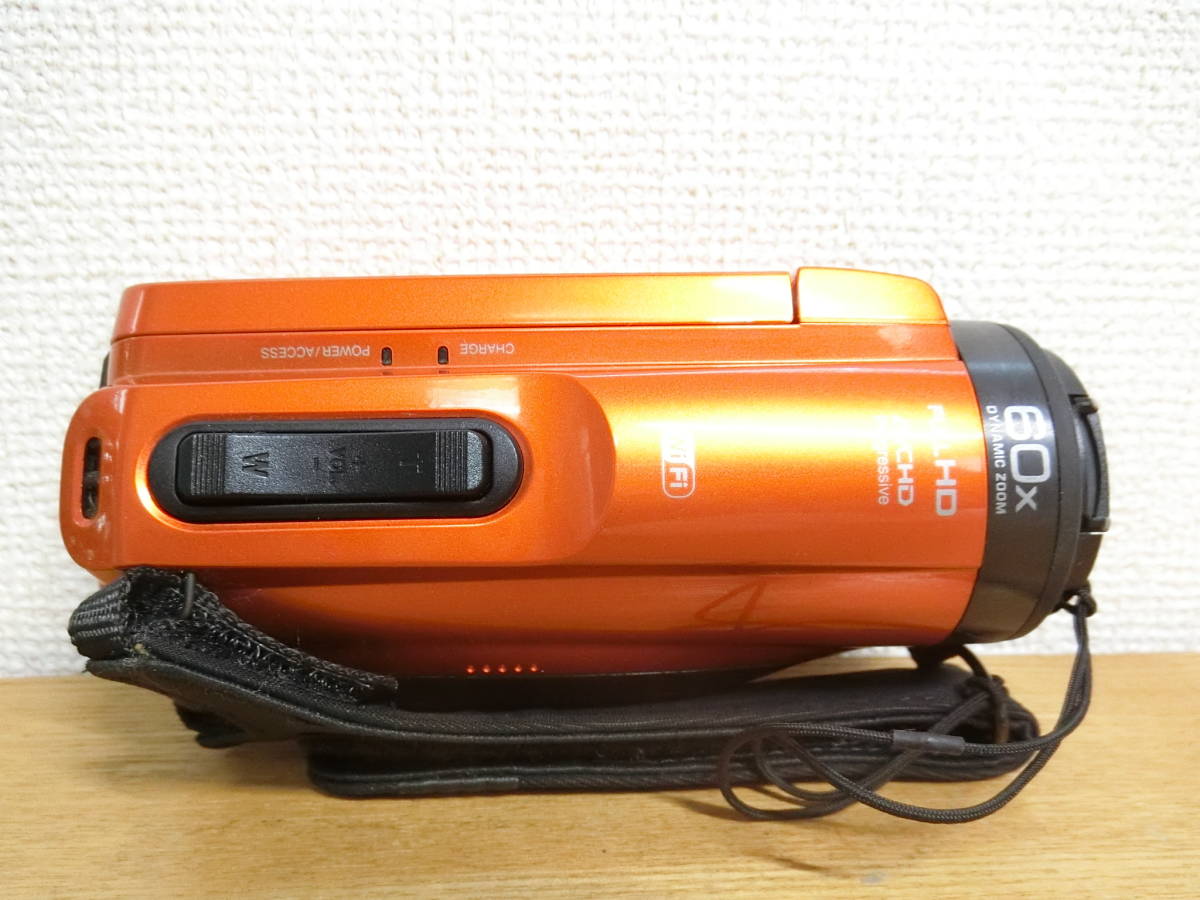 JVC ビクター GZ-RX685J オレンジ 防水/防塵/耐衝撃 ビデオカメラ本体 Everio R/QUAD PROOFの画像5