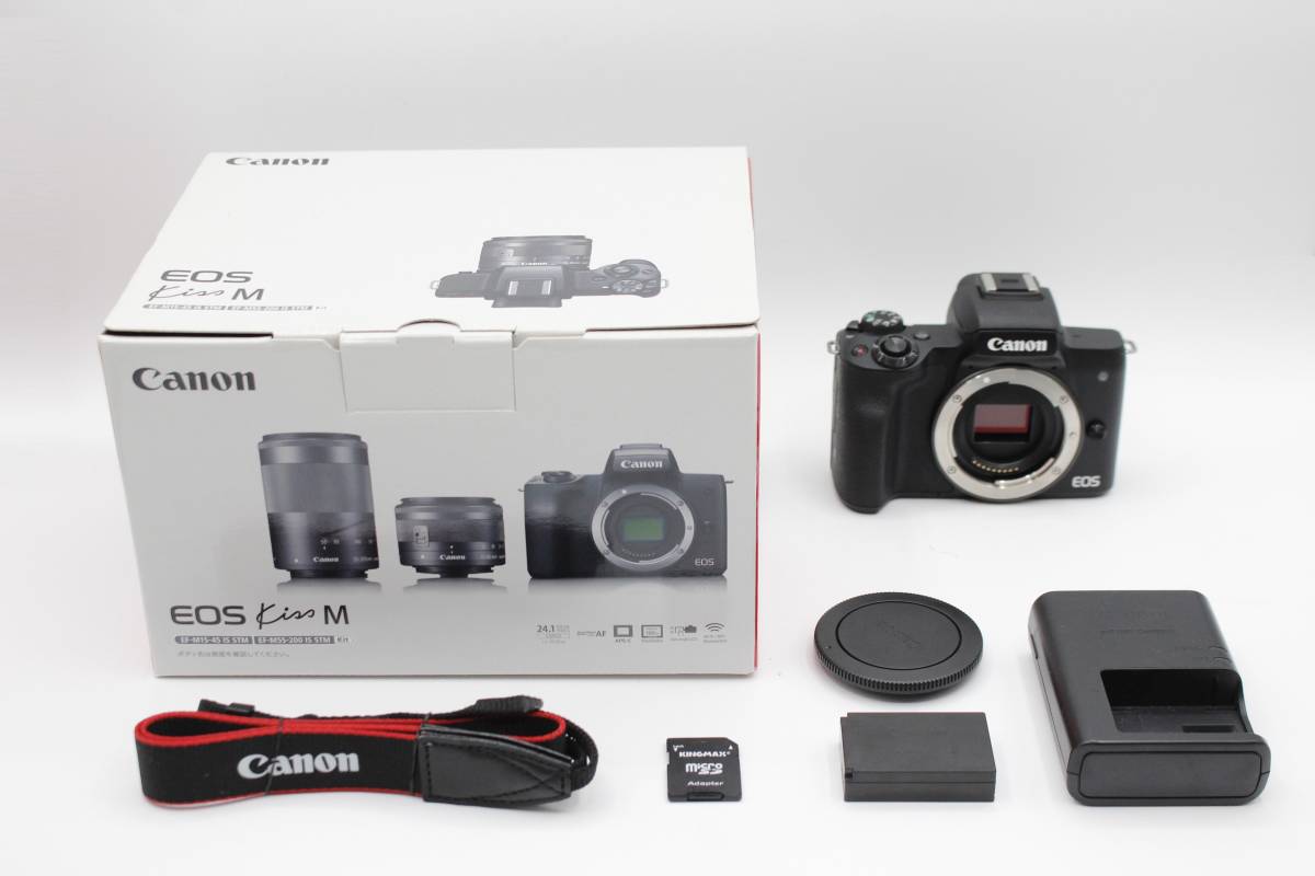 1年保証』 新品級◇Canon キャノン EOS Kiss M ボディ◇元箱付♪‐10