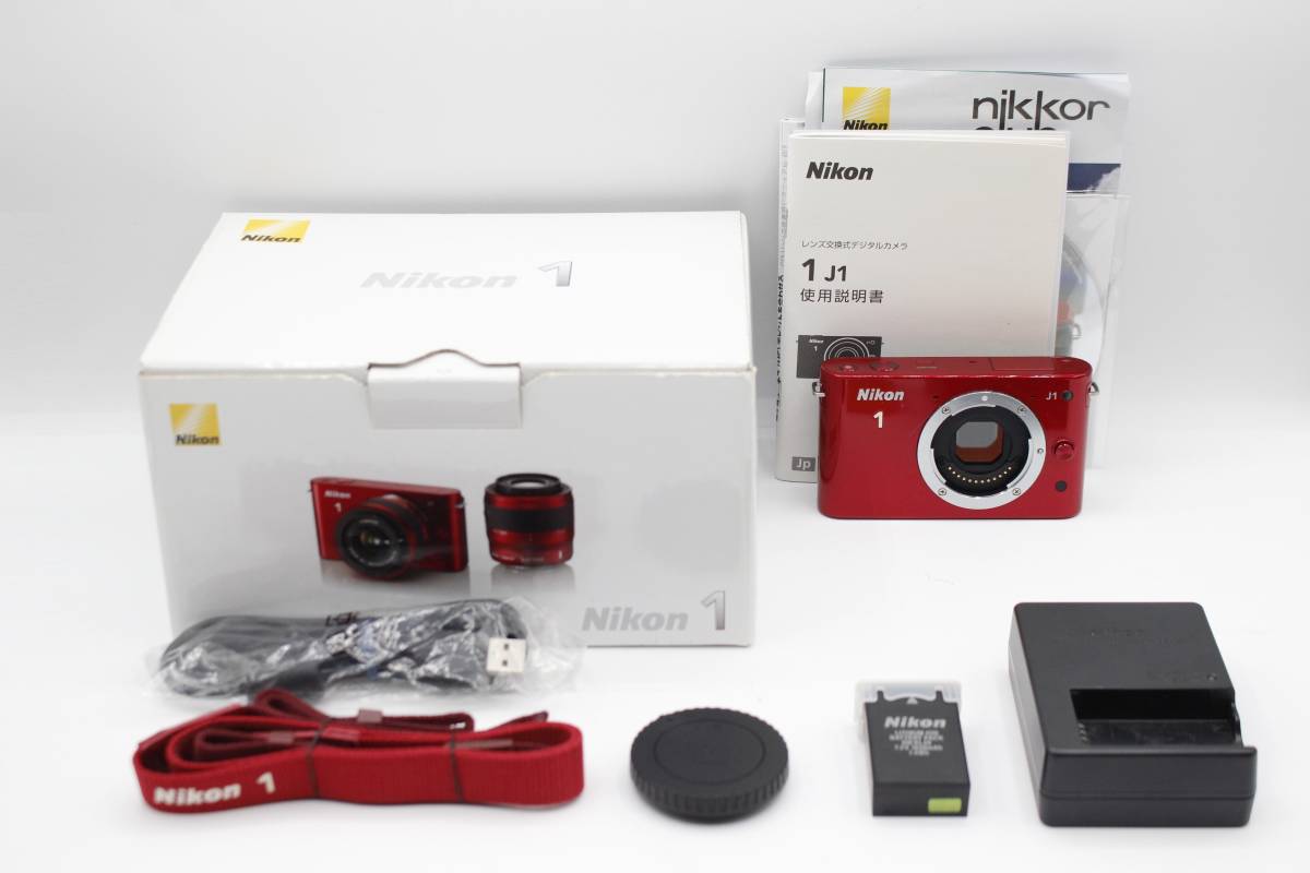 宅配便配送 ニコン 極上品◇Nikon 1 ボディ◇元箱付♪‐09 J1 ニコン