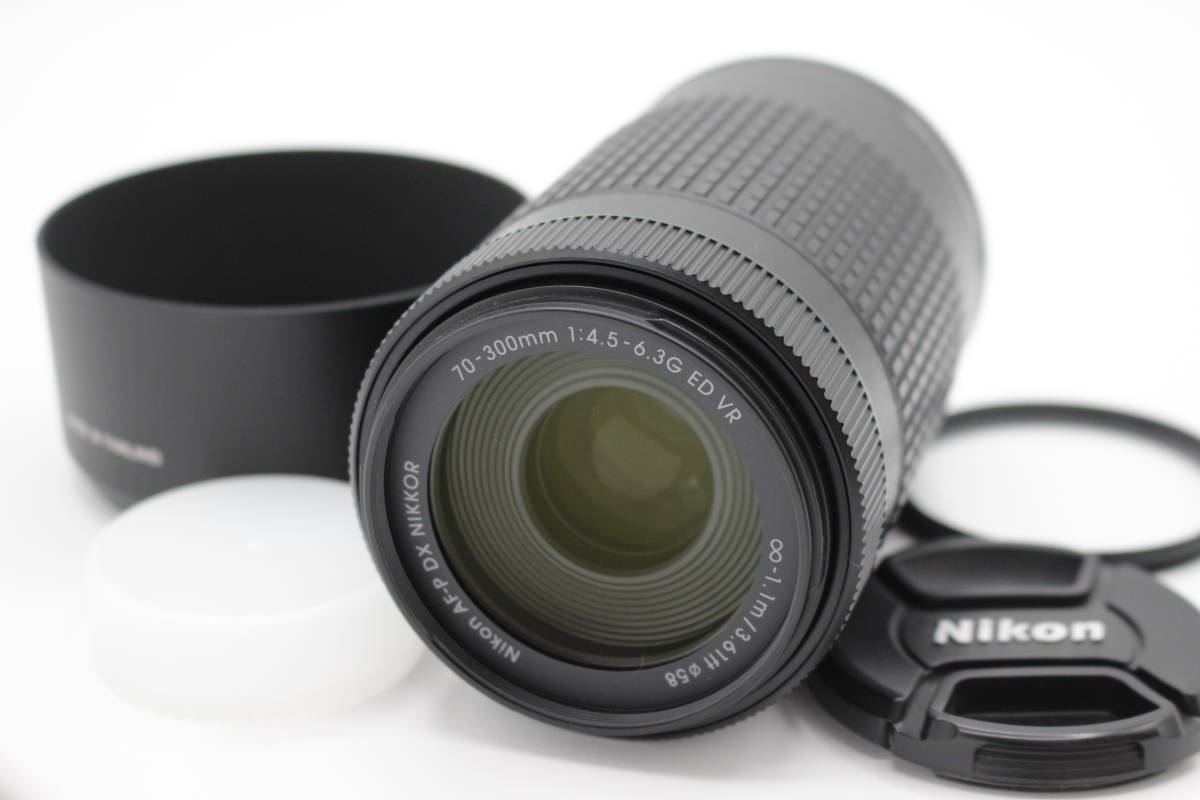 極上品◆Nikon ニコン AF-P NIKKOR 70-300mm F4.5-6.3 G ED VR◆説明書付♪-11_画像1