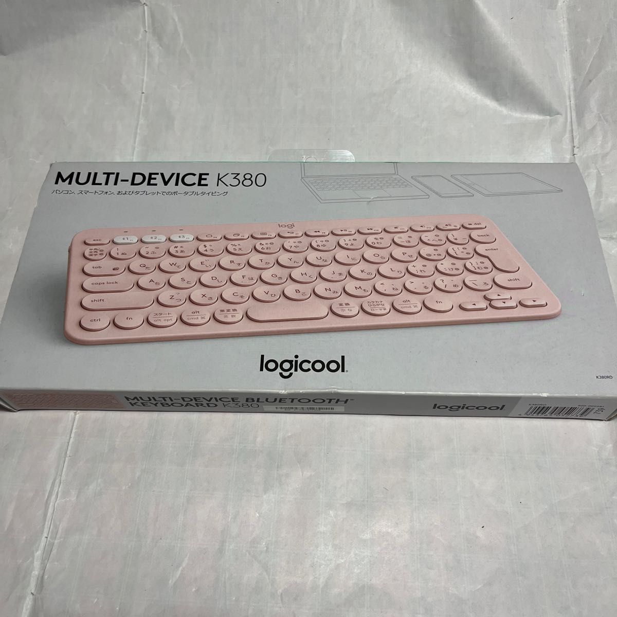 ロジクール K380 マルチデバイス Bluetoothキーボード K380RO (ローズ)