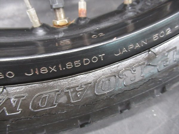 kr5-0928 tire-35 スズキ グラストラッカー ビッグボーイ フロント ホイール_画像6