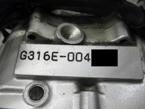 同梱不可】 A2R5-1006 ヤマハ セロー225WE 実動 エンジン ASSY 機関