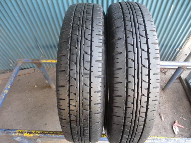 ダンロップ　ENASAVE VAN01　155/80R14 88/86N LT　2本　9.5分溝　程度良好！_画像1